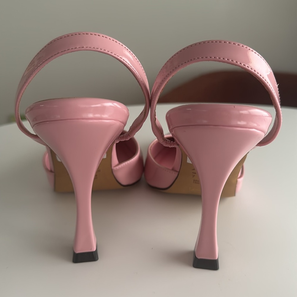 ALDO Women's Pink Slingback Heels - Picture 4 of 5